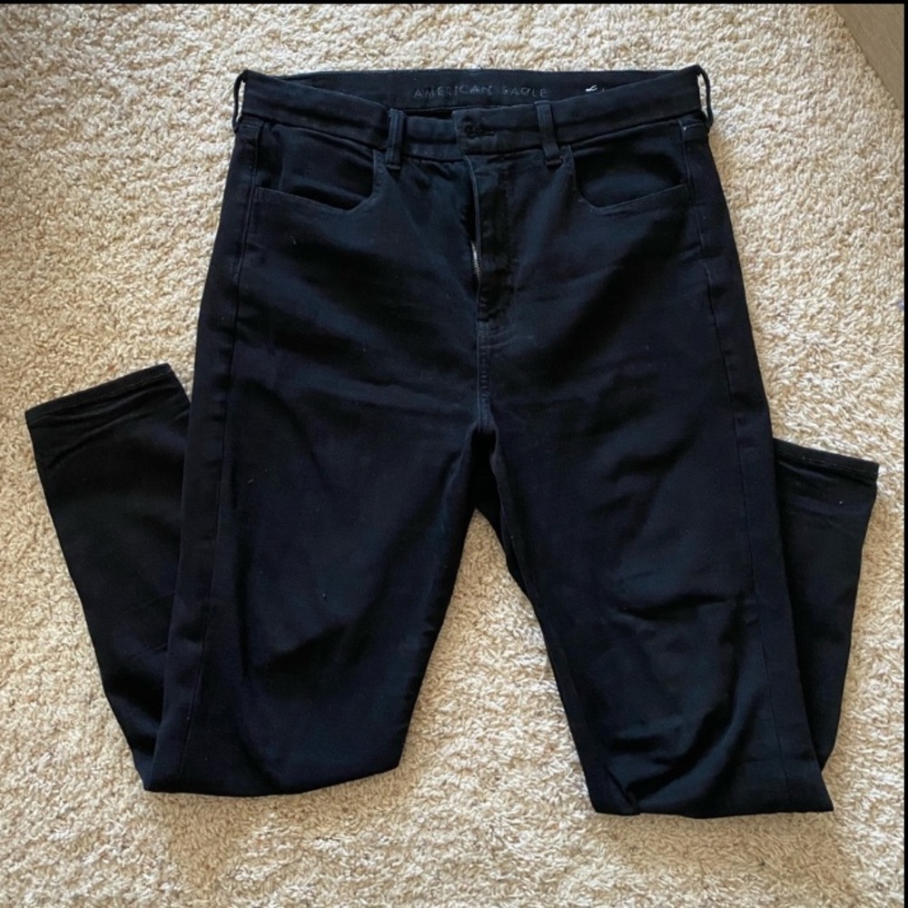 Black jeggings
